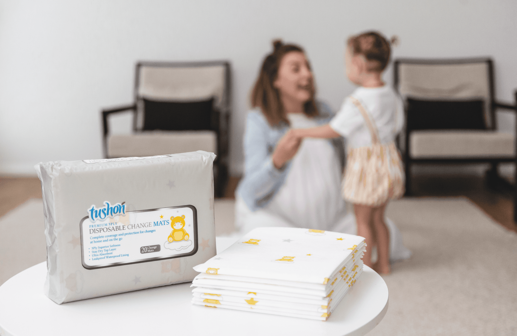 Tushon Disposable Change Mats - 20 Pack - Tushon